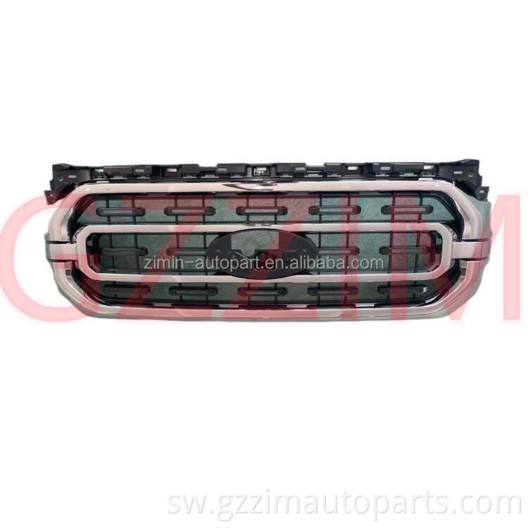 Grille Grille Nyeusi Orginal Front Grille Fit Kwa F150 2021